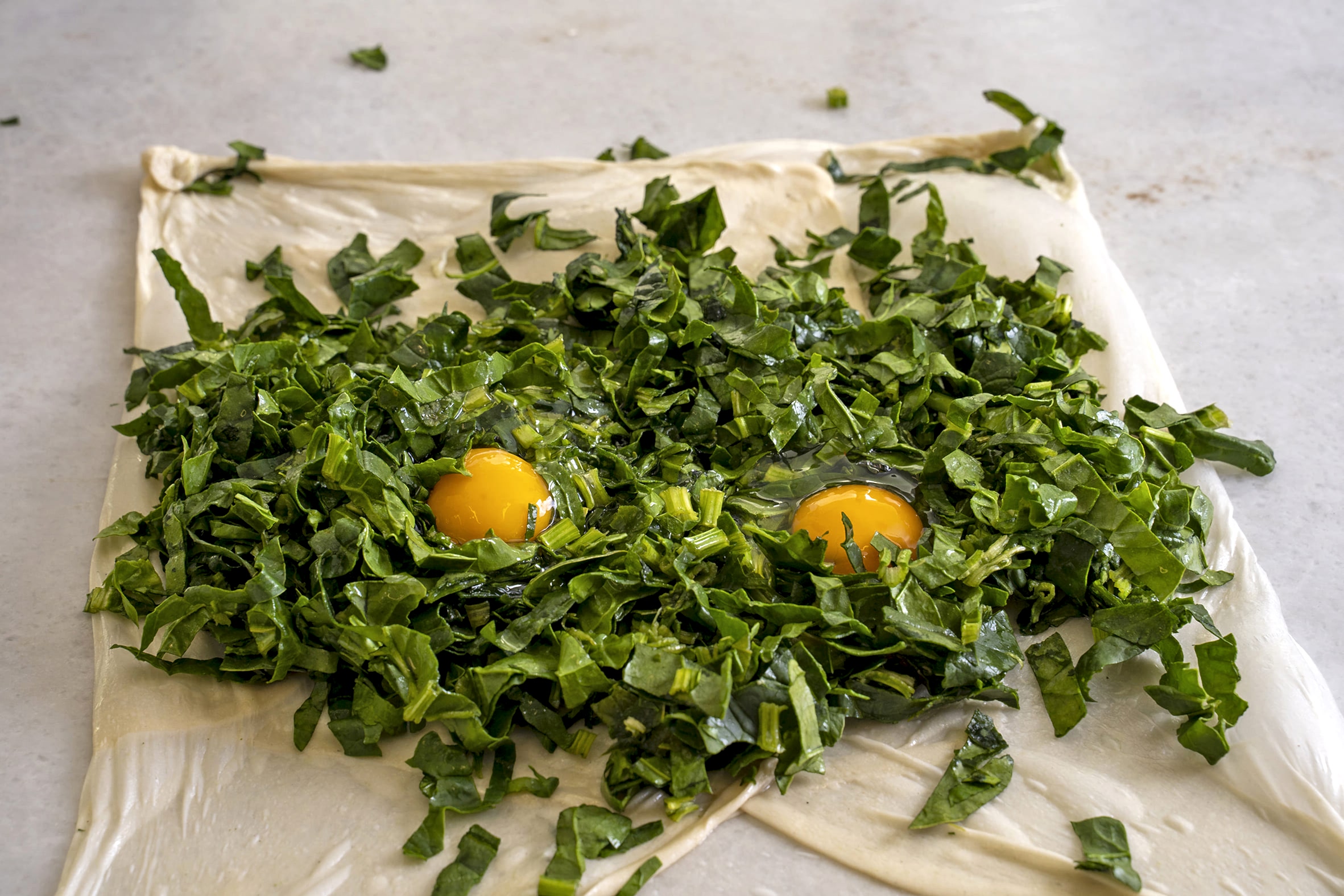 Ispanaklı Yumurtalı